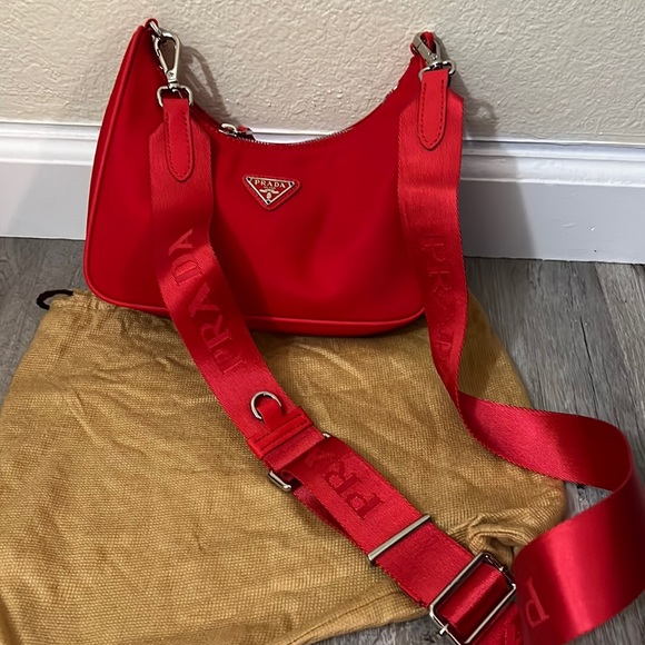 Prada Handbags - Re-edition authentic 2005 pre-loved PRADA two way